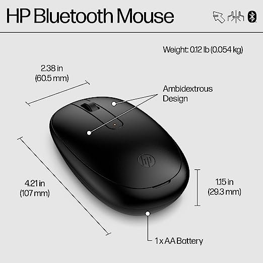 HP 240 Black Bluetooth Mouse (3V0G9AA) - Shop  Thailand